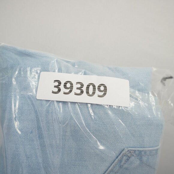 Mother The Rambler Zip Ankle Fray Wide Leg Jeans In Chill Pill Size 26 - Picture 15 of 15